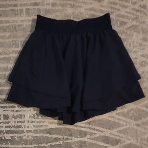 90 Degree By Reflex Dark Blue Layered Women's Skorts